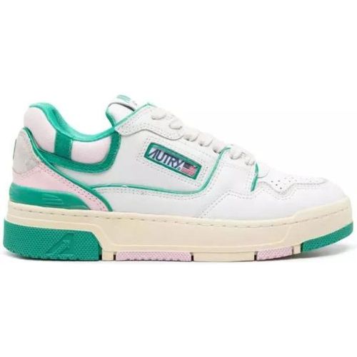 Sneakers - Clc Green Leather Sneakers - Gr. 39 (EU) - in - für Damen - Autry International - Modalova