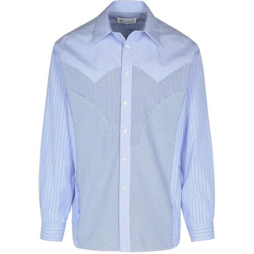 Light Blue Cotton Shirt - Größe 40 - blau - Maison Margiela - Modalova