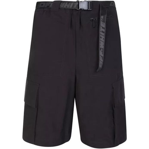 Black Technical Fabric Cargo Shorts - Größe S - schwarz - Off-White - Modalova