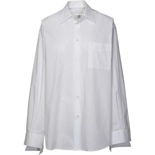 Rigata Over Shirt - Größe 40 - MM6 Maison Margiela - Modalova