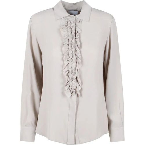 Ruffle Shirt - Größe 44 - grau - NUDE - Modalova