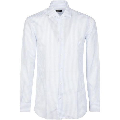 Neck Shirt White - Größe 43 - Barba Napoli - Modalova