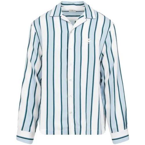 Striped Bowling Viscose Shirt - Größe M - ETRO - Modalova