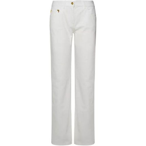 White Cotton Jeans - Größe 25 - white - Palm Angels - Modalova