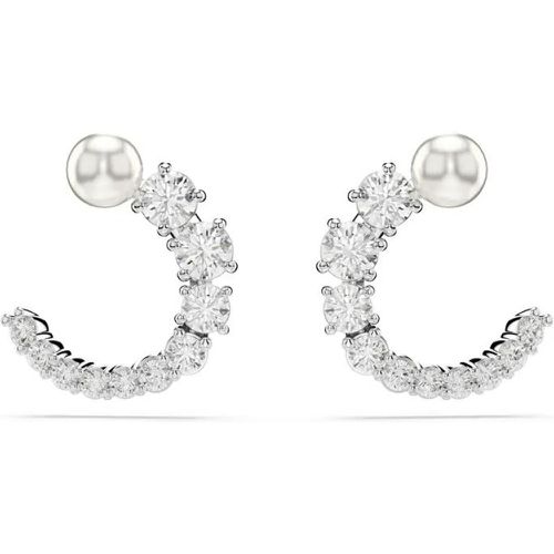 Ohrringe - Matrix Coloured Ear Studs 5692260 - Gr. unisize - in Silber - für Damen - Swarovski - Modalova