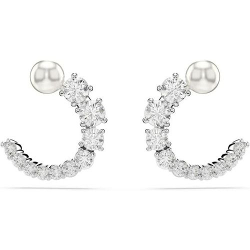 Ohrringe - Matrix Silberfarben Ear Studs 5692260 - Gr. unisize - in Silber - für Damen - Swarovski - Modalova