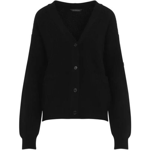 Black Wool Cardigan - Größe S - schwarz - Balenciaga - Modalova