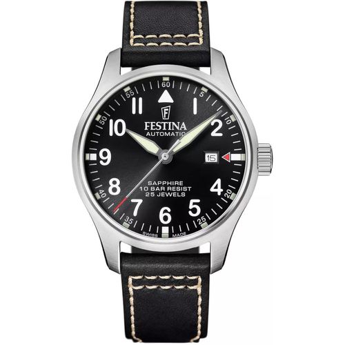 Uhren - Swiss Made herren Uhr Schwarz F20151/4 - Gr. unisize - in Silber - für Damen - Festina - Modalova