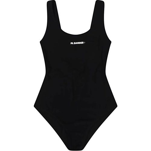 Sleek Black Swimsuit - Größe L - Jil Sander - Modalova