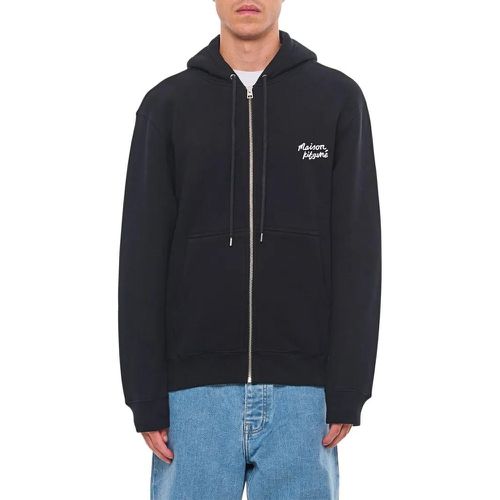 Handwriting Comfort Zipped Hoodie - Größe L - Maison Kitsune - Modalova