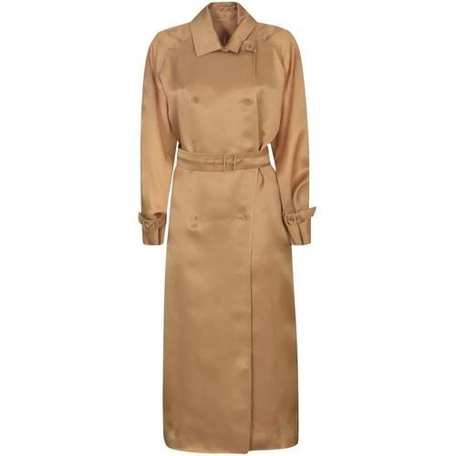 Silk Trench Coat - Größe 40 - Max Mara - Modalova