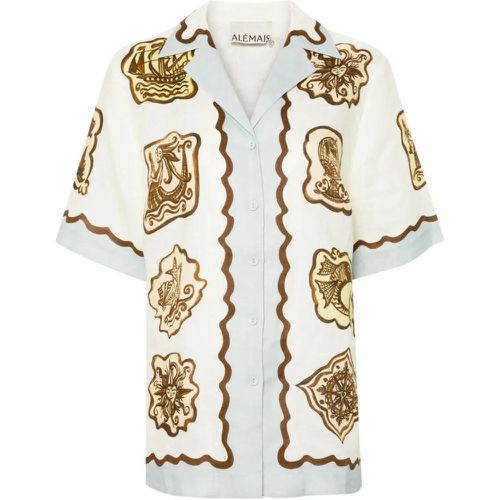 Light Beige/Multicolour Relic Shirt - Größe 10 - bunt - Alemais - Modalova