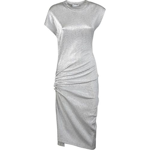 Short Sleeve Midi Dress Metallic - Größe 36 - Paco Rabanne - Modalova