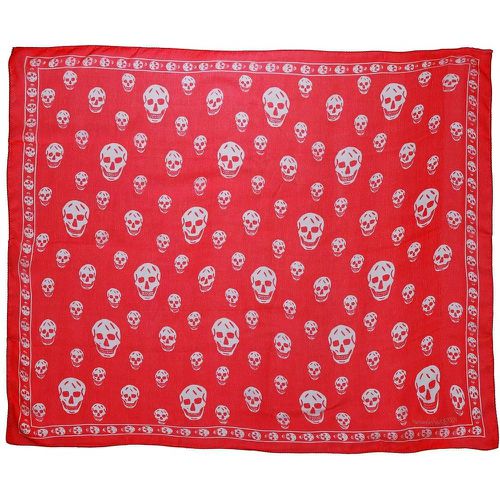 Tücher & Schals - Skull Scarf 104X120 - Gr. unisize - in Rosa - für Damen - alexander mcqueen - Modalova