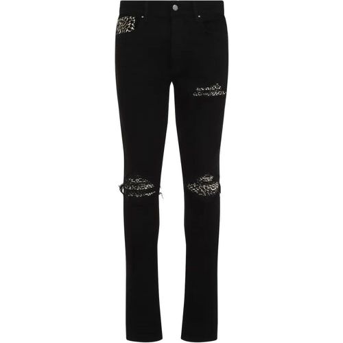 Leopard Mx1 Jeans - Größe 31 - schwarz - Amiri - Modalova