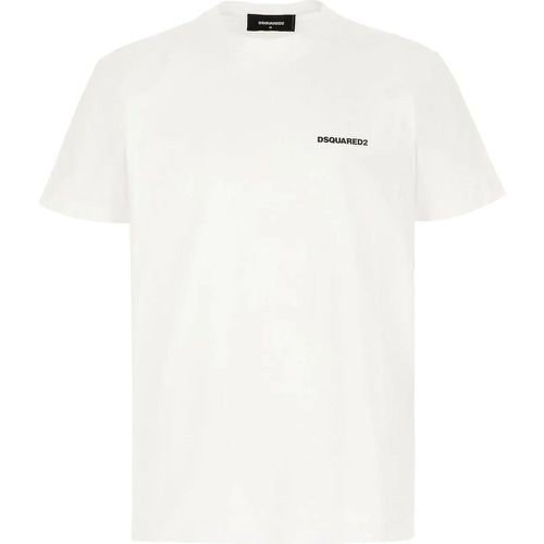 White cotton t-shirt - Größe L - Dsquared2 - Modalova