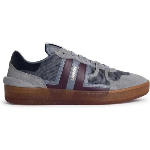 Sneakers - 'Clay' Grey Leather Blend Sneakers - Gr. 40 (EU) - in - für Damen - Lanvin - Modalova