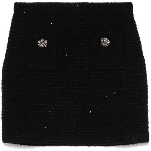 Textured Knit Mini Skirt - Größe M - self-portrait - Modalova