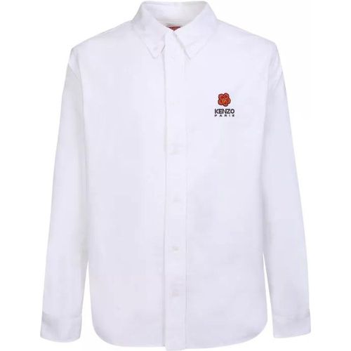 White Blue Cotton Shirt - Größe 41 - white - Kenzo - Modalova