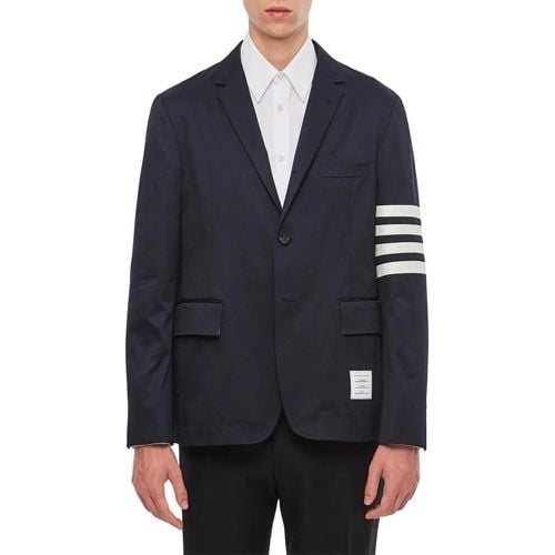 Unconstructered Classic Sport Jacket W/ 4 Bar In C - Größe 3 - Thom Browne - Modalova