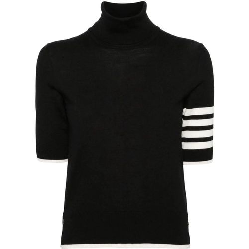 Sweater With Striped Detail - Größe 36 - Thom Browne - Modalova