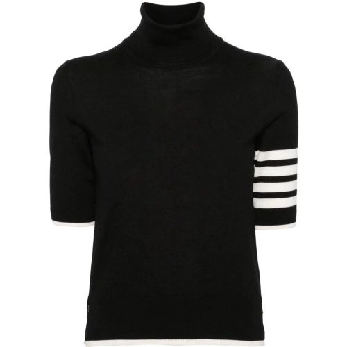 Sweater With Striped Detail - Größe 40 - Thom Browne - Modalova