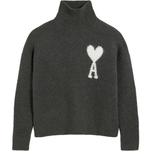 Funnel Neck Sweater - Größe L - AMI Paris - Modalova