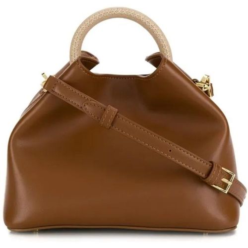 Crossbody Bags - Cognac Leather Baozi Satchel - Gr. unisize - in - für Damen - Elleme - Modalova