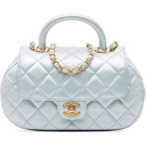 Totes & Shopper - CC Quilted Lambskin Top Handle Bag - Gr. unisize - in - für Damen - Chanel - Modalova