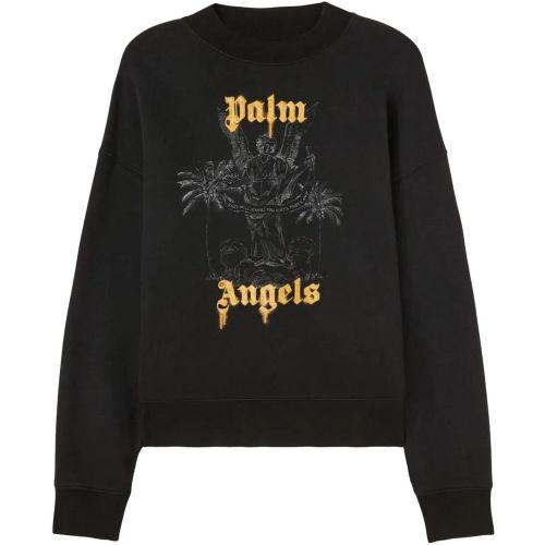 Pencil Logo Motif Sweatshirt - Größe XL - Palm Angels - Modalova