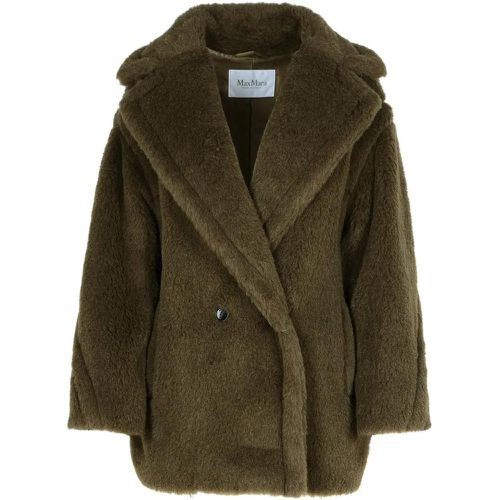 Olga' Dark Green Alpaca Blend Coat - Größe S - Max Mara - Modalova