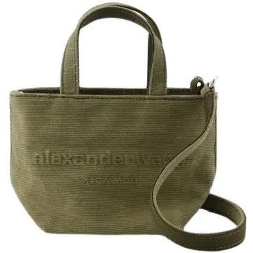 Totes & Shopper - Punch Mini Shopper Bag - Cotton - Khaki - Gr. unisize - in - für Damen - alexander wang - Modalova