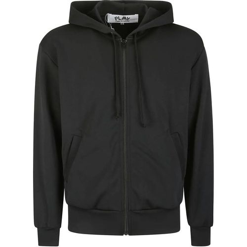 Black Hooded Sweatshirt - Größe L - Comme des Garcons - Modalova