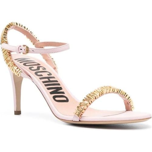 Slipper & Pantoletten - Sandals Pink - Gr. 38 (EU) - in Gold - für Damen - Moschino - Modalova