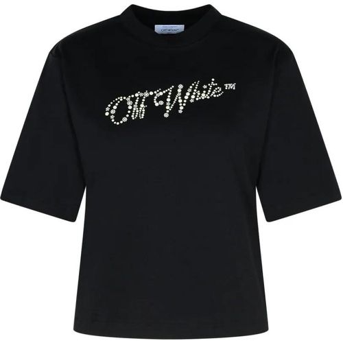 Black Cotton T-Shirt - Größe XS - Off-White - Modalova