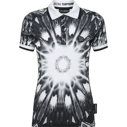 Poloshirt Optical Flower - Größe L - Plein Sport - Modalova