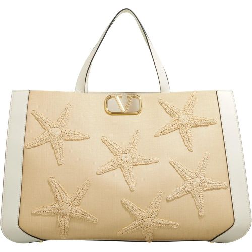 Pochettes - Tote Bag Starfish Rafia - Gr. unisize - in - für Damen - Valentino Garavani - Modalova