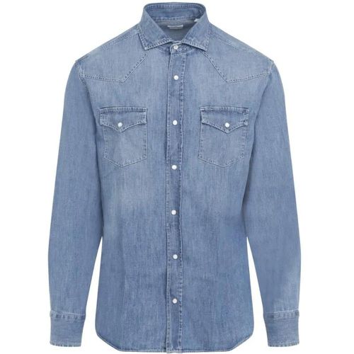 Medium Denim Shirt - Größe M - BRUNELLO CUCINELLI - Modalova