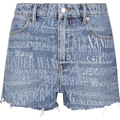 Newsprint Logo Bite Short - Größe 25 - alexander wang - Modalova