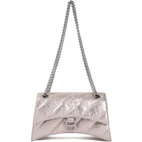 Shopper - Crush Chain Stone Beige Leather Handbag - für Damen - Balenciaga - Modalova