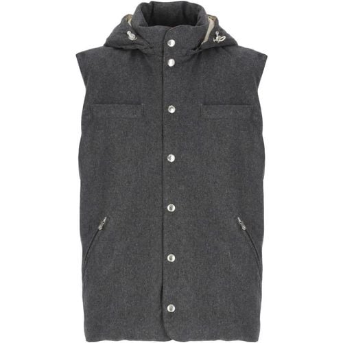 Grey Wool Sleeveless Jacket - Größe L - BRUNELLO CUCINELLI - Modalova