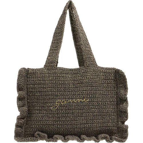 Shopper - Cotton Crochet Frill Tote - für Damen - Ganni - Modalova
