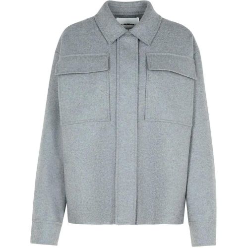 Grey Wool Blend Shirt - Größe 34 - Jil Sander - Modalova