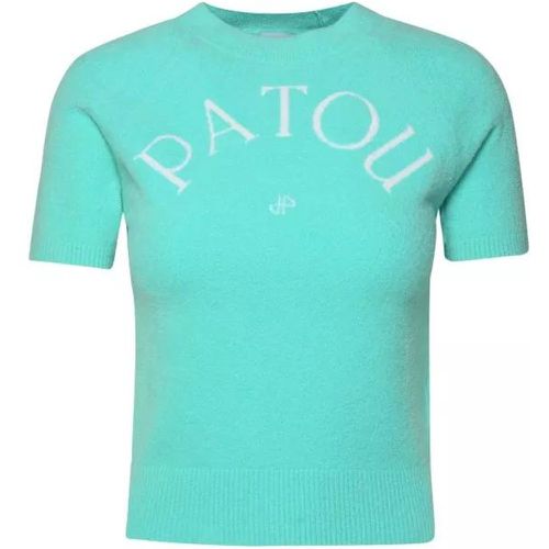 Teal Cotton Blend Sweater - Größe S - blue - Patou - Modalova