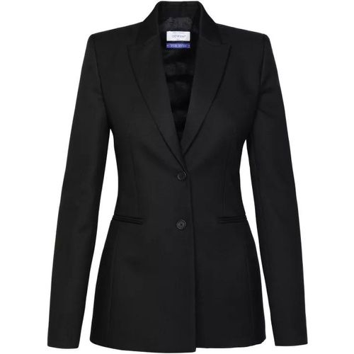 Corporate' Black Polyester Blazer - Größe 38 - black - Off-White - Modalova