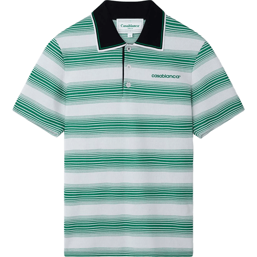 Gradient Stripe Polo Shirt - Größe L - multi - Casablanca - Modalova