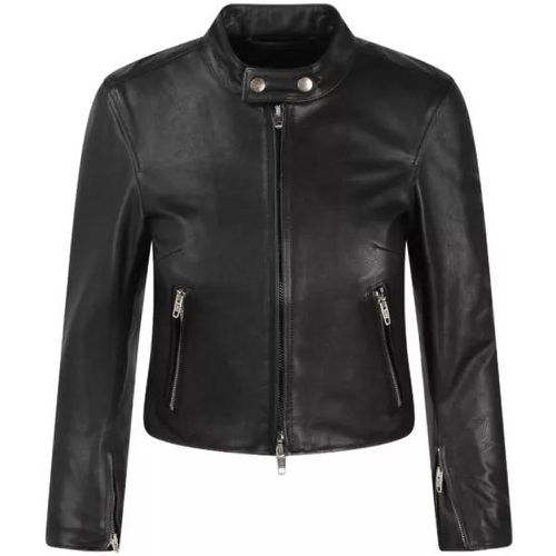 Cropped Leather Jacket - Größe 36 - Balenciaga - Modalova