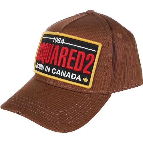 Caps & Mützen - Logo Baseball Cap Brown - Gr. ONE SIZE - in - für Damen - Dsquared2 - Modalova