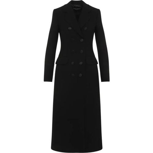 Virgin Wool Coat - Größe 42 - Dolce&Gabbana - Modalova