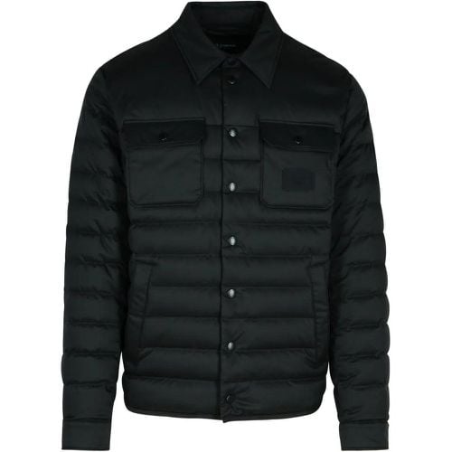 Black Polyester Down Jacket - Größe 52 - Dolce&Gabbana - Modalova